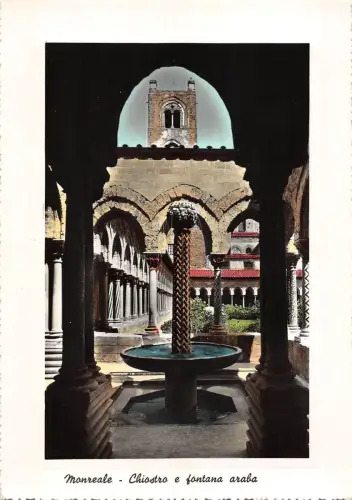 BT2748 monreale chiosta ew fonrana arala Italien