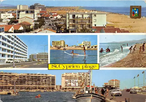 BR30705 St Cyprien Plage Mehrfachansichten Frankreich
