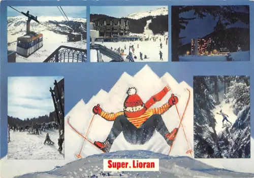 BT8046 Le lioran super Lioran auvergne Ski Frankreich