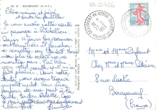 BR52436 Richelieu Frankreich