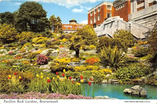 B88000 Pavillon Steingärten Bournemouth UK 14x9cm