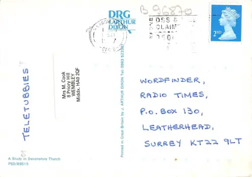 B96870 devonshire tatch uk