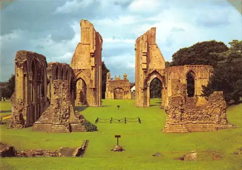 BR76343 abbey ruines looking west glastonbury abbey somerset uk