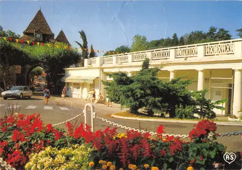 BR54115 Barbotan les thermes les bains claisrs et l eglise france