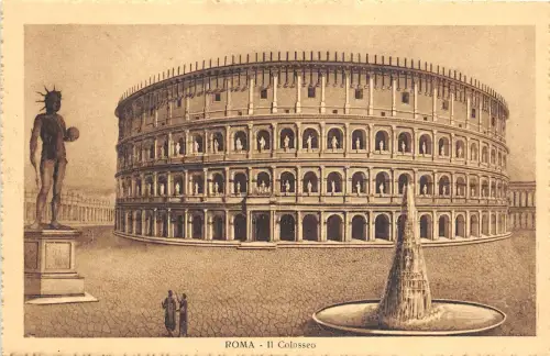 Br34125 Roma Il Colosseo Italien