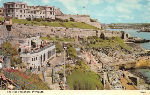 B88149 the hoe foreshore plymouth uk 14x9cm