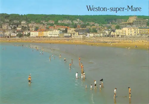BR75967 the sands from the pier weston super mare uk