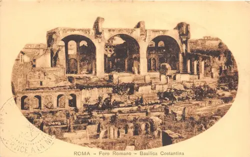 Br34158 Roma Foro Romano Basilica Constantina Italien