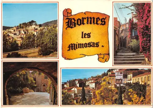 BT8181 Bormes les mimosas premier village fleuri de france Frankreich