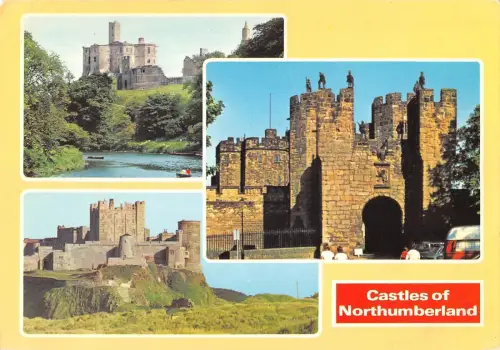 BR87564 castles of northumberland uk