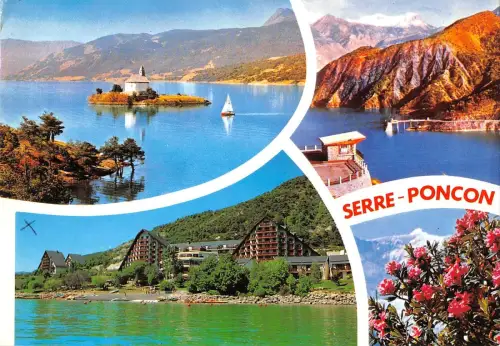BT4847 Lac de serre poncon les hautes alpes France