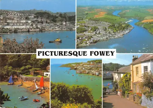 B97647 picturesquate fowey uk