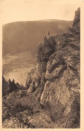BF8358 mende lozere rochers du vallon de la chaumette france Frankreich