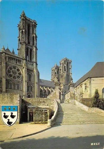 BR51840 Laon cathedrale notre dame Frankreich