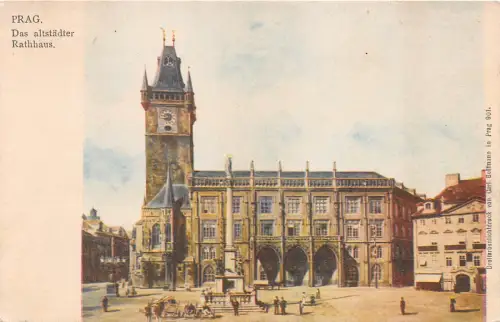BT2652 das altstadter rathaus prag praha prag Tschechien