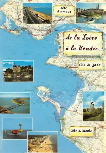 BR42665 Loire ce littoral qui du nord de la loire a vendee map cartes geographiq