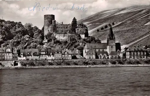 BR47125 Weinort niederheimbach a rhein mit heimburg Deutschland