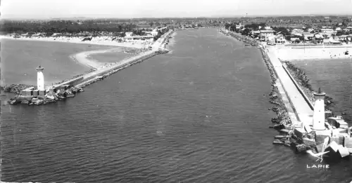 BR57268 L estuarie de l herault a l ouest d agde 14x7cm Frankreich