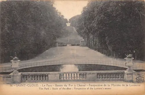 BR72335 saint cloud bassin du fer a cheval france