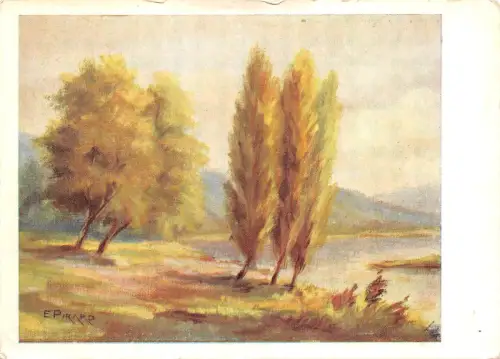 BR42709 Dans les fagnes d apres un Tableau original peint a la bouche paint pein