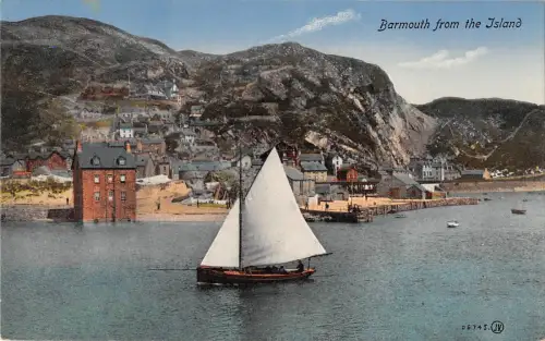 uk17051 barmouth from the island wales uk