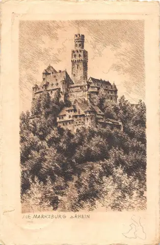 BG34287 Stempel Marksburg a Rhein Deutschland