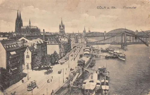 BR42043 Köln a rheinufer germany