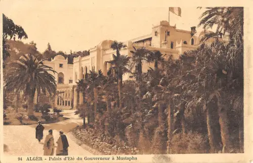 BR45518 Palais d Ete du Gouverner a mustapha Alger algeria
