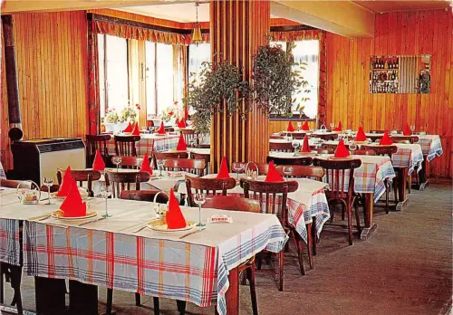 BR26852 Ballon d alsace Salle a manger et Bar du Restaurant de la efrme France