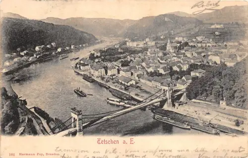 B64669 Tetschen Decin A Tschechisch