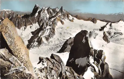 BR26437 Chamonix en montant a l aiguille du Midi France