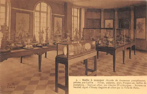 BF40778 salle a manger malmaison decoree de danseuses napoleon france marechal