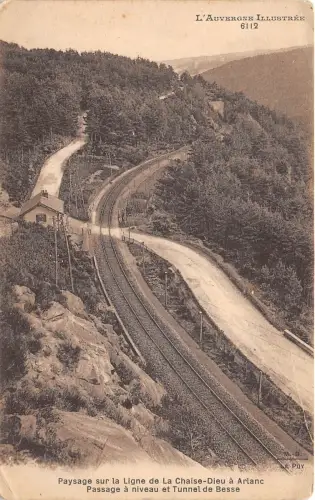 B74648 Paysage sur la ligne de la chaise dieu a arianc france
