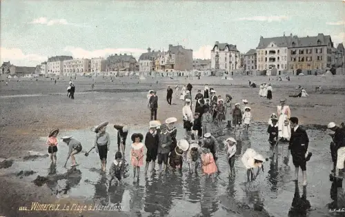 BR72697 wimereux la plage a maree basse france