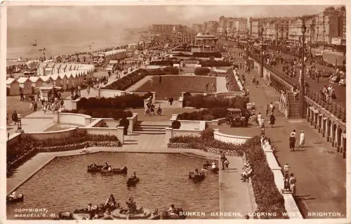BR37277 Versunkene Gärten Blick nach Westen Brighton England
