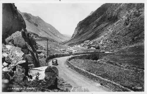 uk29564 llanberis pass wales real photo uk