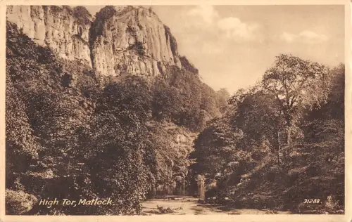 uk29459 high tor matlock real photo uk