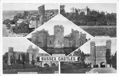 uk48365 sussex castles echtfoto uk