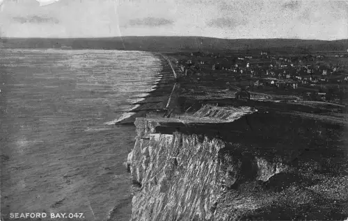 uk12841 seaford bay real photo uk