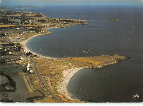 B109604 Frankreich De Pont Aven a Tregunc Les Plages Panorama Strand Gesamtansicht