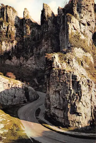 BR76371 Cheddar Gorge the Pinnacles and Castle Rock Bath UK