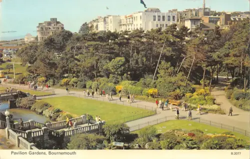 B101464 Pavillon Gardens Bournemouth UK 14x9cm