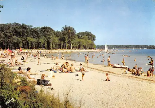 BT5222 Le der touristique la plage dela cornee du der France Frankreich