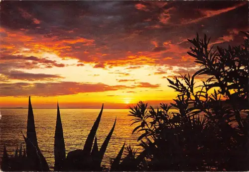 BT5655 Coucher de soleil sur la cote d azur France