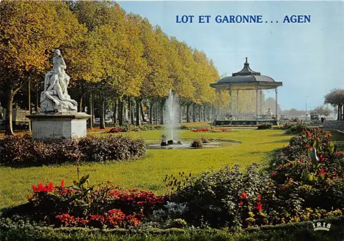 BR30943 Agen Jardins et promenade du Gravier France