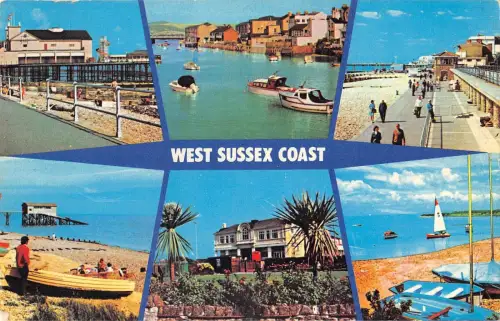 B101329 west sussex coast uk 14x9cm