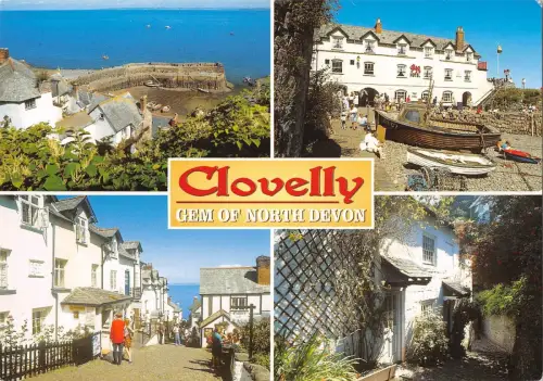 BR76294 Clovelly Gem of North Devon UK