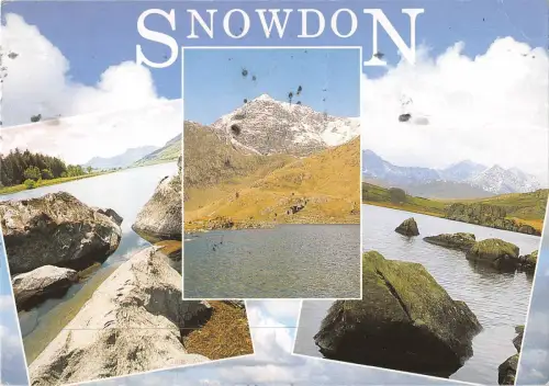 BR92087 snowdon yr wyddfa wales carnedd ugain y grib goch