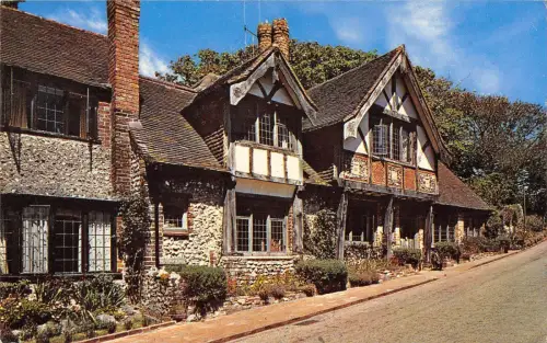 BR77701 tudor cottages rottingdean uk 14x9cm