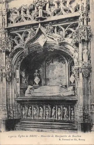 BF8410 eglise de brou mausolee de marguerite de bourbon france Frankreich